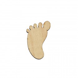 Figurina Talpa Bebe din Lemn - 57x40 mm