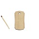 Figurina Eticheta Tag Produs din Lemn - 55x29 mm