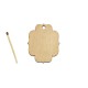 Figurina Eticheta Tag Produs din Lemn - 55x45 mm