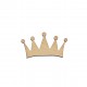 Figurina Coronita din Lemn - 65x36 mm