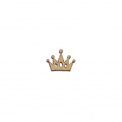 Figurina Coronita Regina din Lemn - 25x19 mm