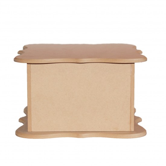Cutie MDF  Medie- Model Ondulat - Blank