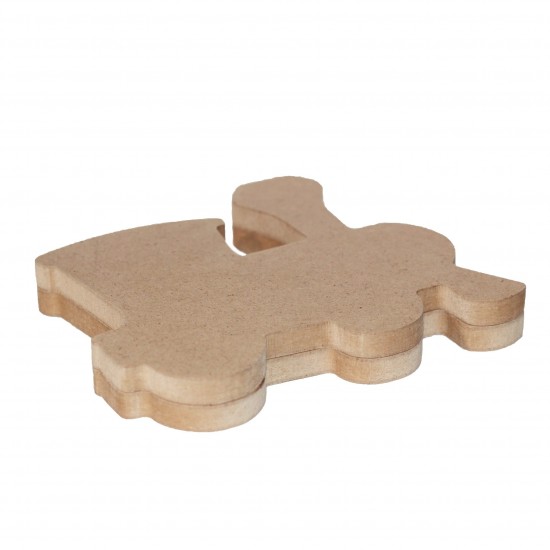 Cutie Dintisori Lapte si Mot Locomotiva 13x13x2 CM- Blank