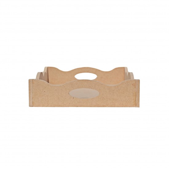 Tava MDF A4 pentru Gatitul Miresei - Tavita Mot - T1 - A4 Blank