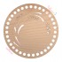 Baza din lemn pentru Crosetat Cerc Model Flori Lavanda - Fag - 15cm - 35o - 8mm