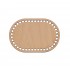 Baza din lemn pentru Crosetat - Oval - Fag - 15x10cm - 41o - 6mm