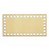 Baza din lemn pentru Crosetat - Dreptunghi - Albasia - 20x10cm - 38o - 10mm