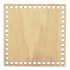 Baza din lemn pentru Crosetat - Patrat - Albasia - 20x20cm - 48o - 10mm