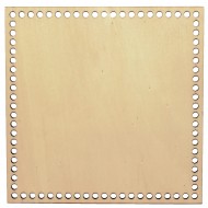 Baza din lemn pentru Crosetat - Patrat - Albasia -20x20cm - 80o - 6mm