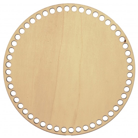 Baza din lemn pentru Crosetat Simpla -Albasia - 25cm -52o - 10mm