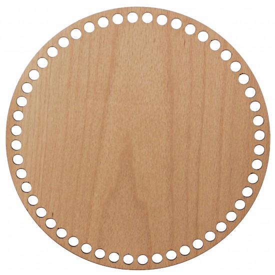 Baza din lemn pentru Crosetat Simpla - Fag - 25cm -52o - 10mm