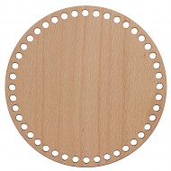 Baza din lemn pentru Crosetat Cerc - Fag - 20cm - 44o - 8mm