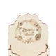 Cutie tip Plic din Lemn Mica - Paste Fericit