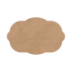 Tablita MDF 40x26x0.4 cm - Bubble Gum L - Blank