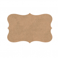 Tablita MDF 40x27x0.4 cm - Cupcake L - Blank