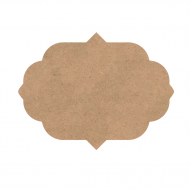 Tablita MDF - 40x30x0.8 cm - Zingy XL - Blank