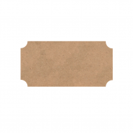 Tablita MDF 25x12x0.4 cm - Avenue M - Blank