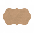 Tablita MDF 25x17x0.4 cm - Candy M - Blank