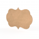 Tablita MDF 25x17x0.4 cm - Candy M - Blank