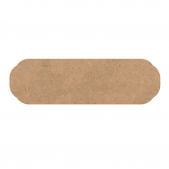 Tablita MDF 25x7.5x0.4 cm - Residence M - Blank
