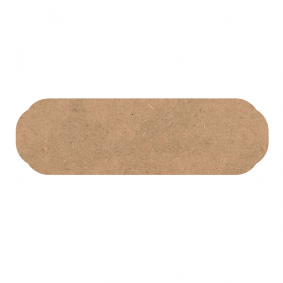Tablita MDF 25x7.5x0.4 cm - Residence M - Blank