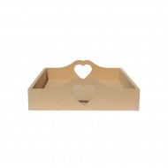 Tava Blank MDF - Model Inima - Interior A4