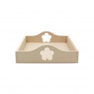Tava Blank MDF - Model Floare - Interior A4