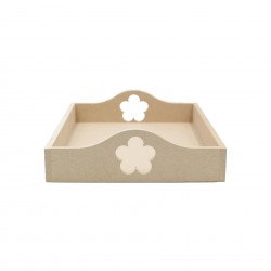 Tava Blank MDF - Model Floare - Interior A4