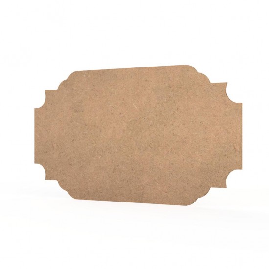 Tablita MDF - 40x22x0.8 cm - 014-XL - Blank