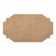 Tablita MDF - 40x22x0.8 cm - 014-XL - Blank