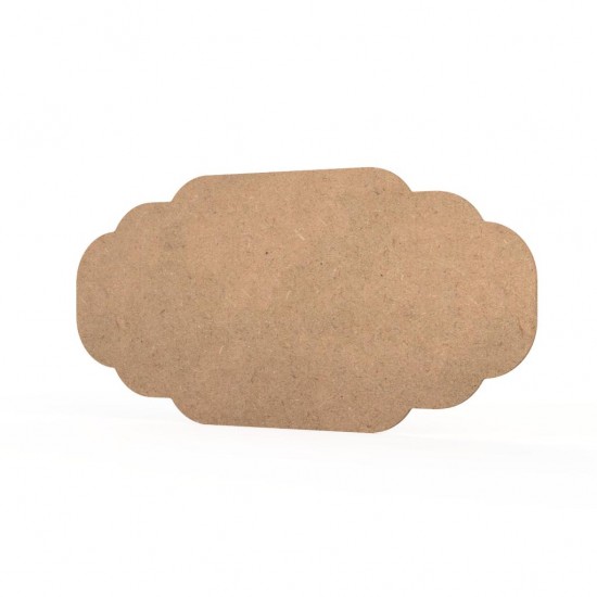 Tablita MDF - 40x19x0.4 cm - 017-L - Blank