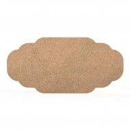 Tablita MDF - 40x19x0.8 cm - 017-XL - Blank
