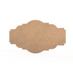 Tablita MDF 40x20x0.8 cm - 020-XL - Blank