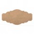 Tablita MDF 40x20x0.8 cm - 020-XL - Blank