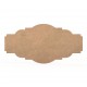 Tablita MDF 40x20x0.8 cm - 020-XL - Blank