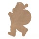 Tablita MDF 40x32x0.8 cm - Mos Craciun XL - Blank Tablita MDF 40x32x0.8 cm - Mos Craciun XL - Blank