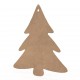 Tablita MDF 40x35x0.8 cm - Brad Craciun XL - Blank