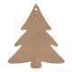 Tablita MDF 40x35x0.8 cm - Brad Craciun XL - Blank