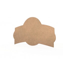 Tablita MDF 40x20x0.8 cm - 028-XL - Blank