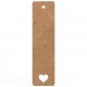 Semn Carte Blank 15x4 cm Inima Perforata