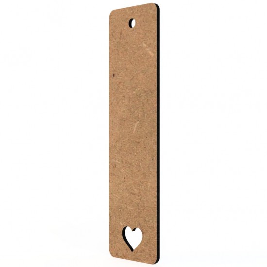 Semn Carte Blank 15x4 cm Inima Perforata