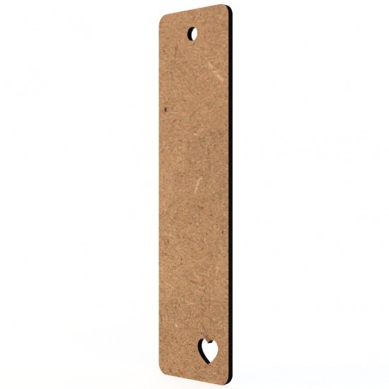 Semn Carte Blank 15x4 cm Inima Perforata Colt