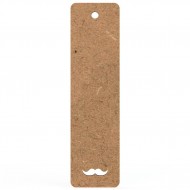 Semn Carte Blank 15x4 cm Mustata Perforata