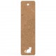 Semn Carte Blank 15x4 cm - Pisica Perforata