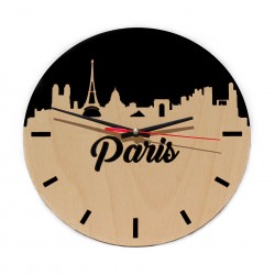 Ceas de Perete - Paris Skyline 