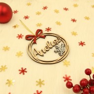 Ornament Brad cu Fulgisor - Personalizat 