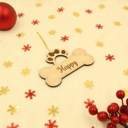 Ornament Brad Personalizat - Labuta si Os
