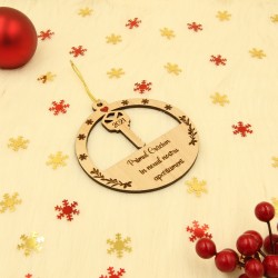 Ornament Brad Primul Craciun in noul Nostru Apartament