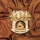 Ornament Brad Acril si Lemn - Semineu - Familie - Personalizat Ornament Brad Acril si Lemn - Semineu - Familie - Personalizat