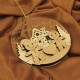 Ornament Brad Acril si Lemn - Familie de Turta Dulce - Cuplu - Personalizat